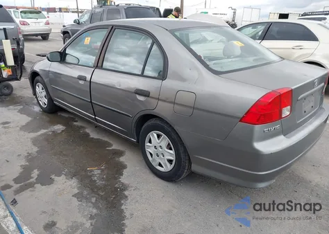2005 Honda Civic Vp from USA, damaged, VIN 1HGES16315L016500